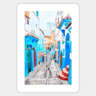 Chefchaouen, Morocco Sticker